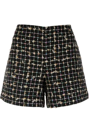 Twin-Set Boucl?? textured short shorts