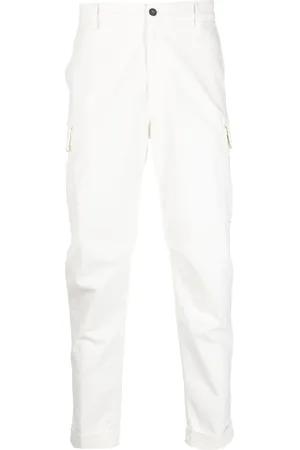 Lanvin Elephant Slim Cropped Cargo Pants - Grey | Garmentory