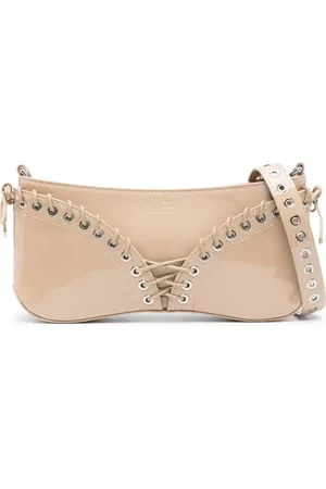 Ludovic De Saint Sernin The Cleavage patent leather shoulder bag