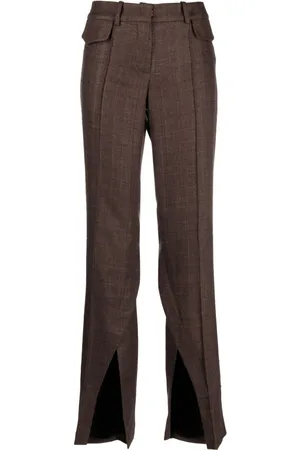 The Mannei Newport pleated flared trousers
