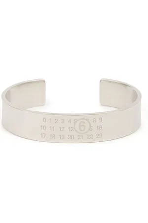 MM6 by Maison Martin Margiela Black Letter Collection Bracelet