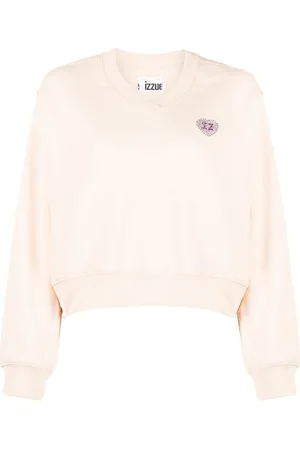 Izzue V-neck drop-shoulder sweatshirt