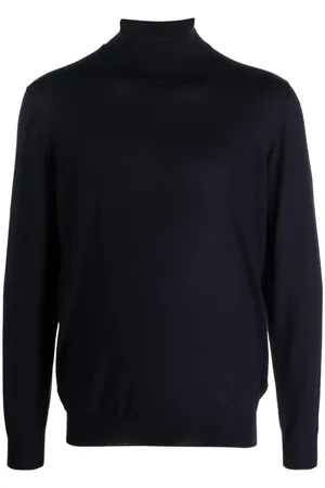 FEDELI Roll-neck virgin wool jumper