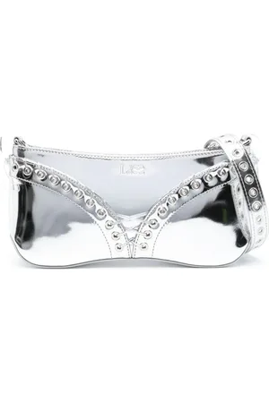 Ludovic De Saint Sernin The Cleavage mirrored leather bag