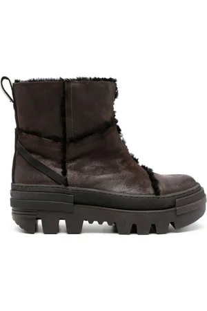 Premiata Exposed-seam leather boots