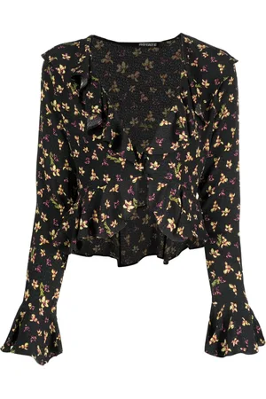 ROTATE Birger Christensen floral-print blouse