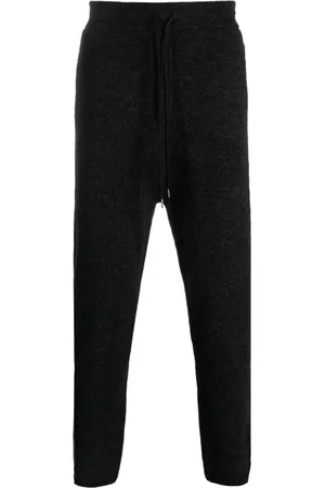 ISABEL BENENATO Drawstring drop-crotch track pants