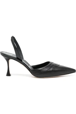 Manolo Blahnik Chongasli 70mm swirl-embellished pumps