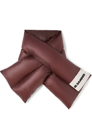 Jil Sander Logo-patch padded scarf