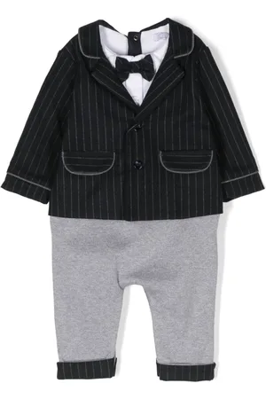 PATACHOU Contrasting-trim layered cotton romper