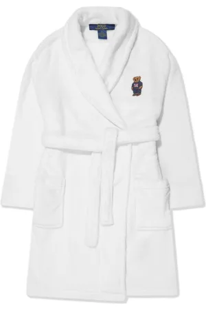 Ralph Lauren Polo Bear-patch terry robe