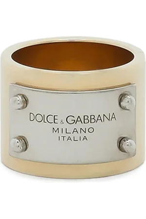 Dolce & Gabbana Logo-engraved ring