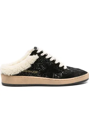 Golden Goose Ball-Star Sabot suede slip-on sneakers