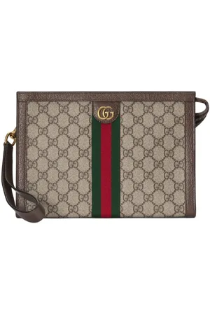 Gucci AirPods Pro Case Ophidia Beige/Ebony in Supreme Canvas with