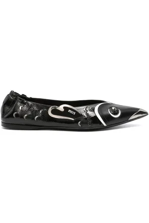 Puccini Me leather ballerina shoes