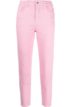 Patrizia Pepe Logo-plaque tapered jeans