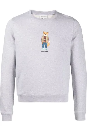 Maison Kitsuné Fox-print cotton sweatshirt