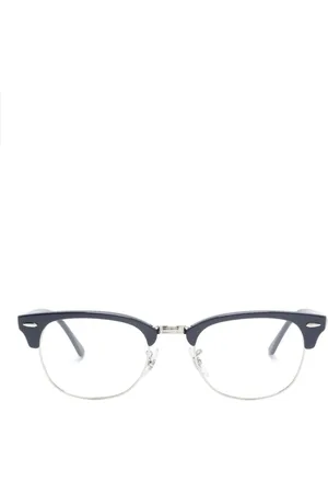 Ray-Ban Clubmaster round-frame glasses