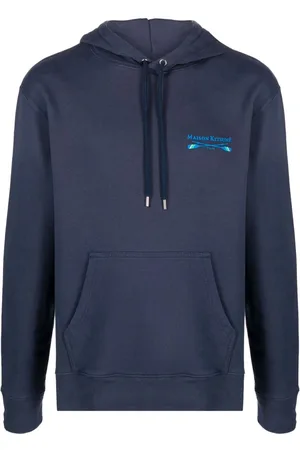 Maison Kitsuné Oars logo-embroidered hoodie