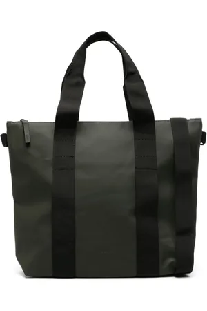 Rains Logo-debossed tote bag
