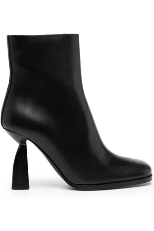NODALETO Sculpted-heel ankle boots