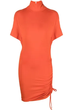 Isabel Marant Side drawstring-slit ruched minidress