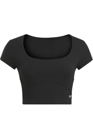 Reebok United by Fitness Myoknit Seamless Women's Crop Top - army green