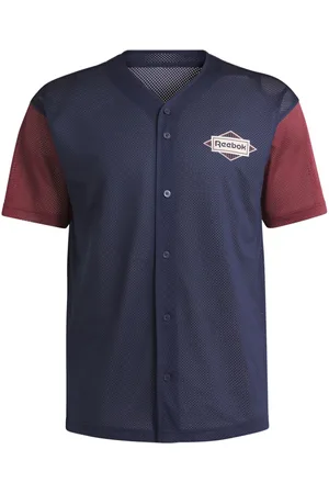 TOPMAN Topman oversized baseball jersey with logo, Lilac Men's