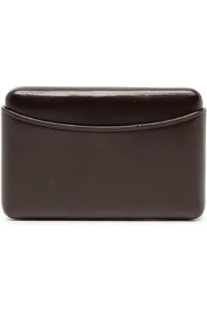 LEMAIRE Embossed-logo detail flap wallet