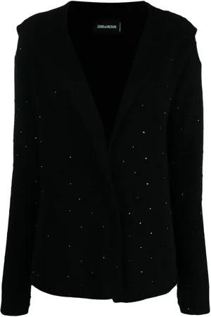 Zadig & Voltaire Rhinestone-embellished cashmere cardigan
