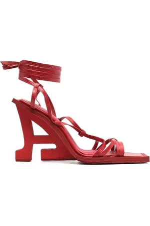 Saint Laurent Opyum 110mm YSL Heel Sandals - Farfetch