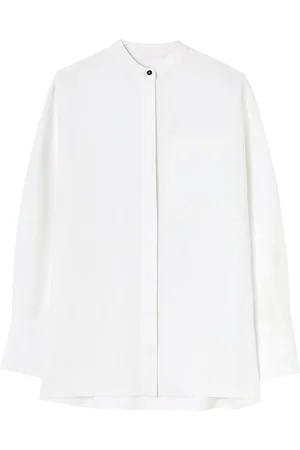 Jil Sander Drop-shoulder linen shirt