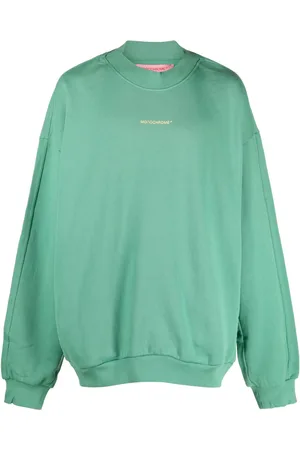 Monochrome Mandala logo-embossed sweatshirt