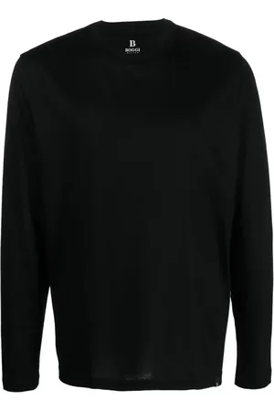 Boggi Milano Long-sleeved cotton T-shirt