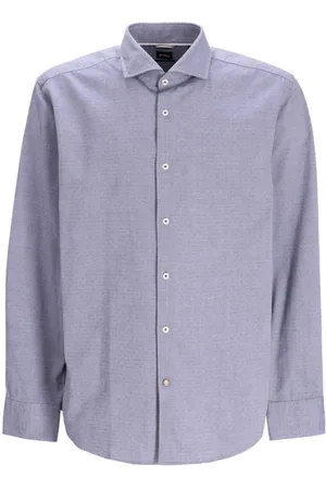 HUGO BOSS Dotted cotton shirt