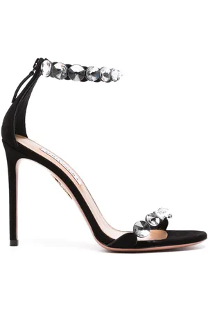 Aquazzura Maxi Tequila 110mm crystal-embellished sandals