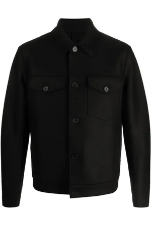 Harris Wharf London Western button-up shirt jacket