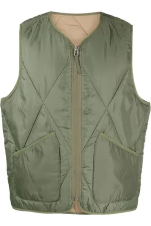 Universal Works Reversible diamond-quilted gilet