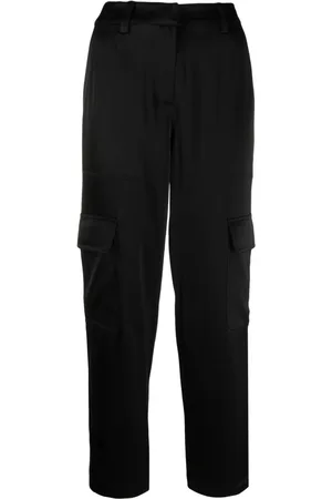 Michael Kors Satin-finish tapered-leg trousers