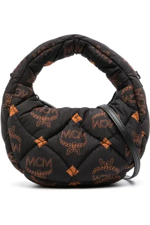 Mcm Aren Monogram Shoulder Bag
