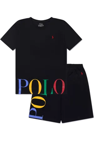 Ralph Lauren Logo-print cotton shorts set