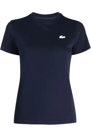 Lacoste Logo-embroidered cotton T-shirt