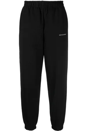 Monochrome Logo-print cotton track pants