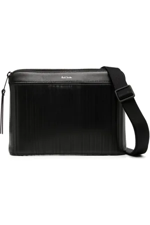 Paul Smith Black Signature Stripe Leather Neck Pouch - Bags & Luggage from  Brother2Brother UK