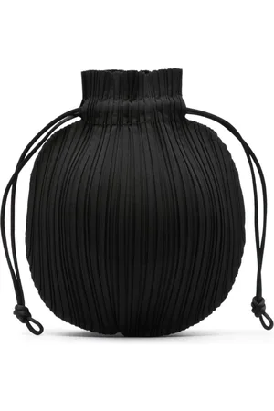 Large Black Pleated Pleco Tote Bag by KNA Plus at Abacus Row, Abacus Row
