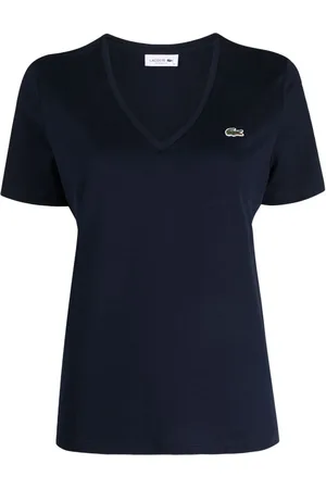 Lacoste Logo-patch V-neck T-shirt