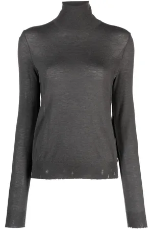 Zadig & Voltaire Bobby distressed-effect cashmere jumper