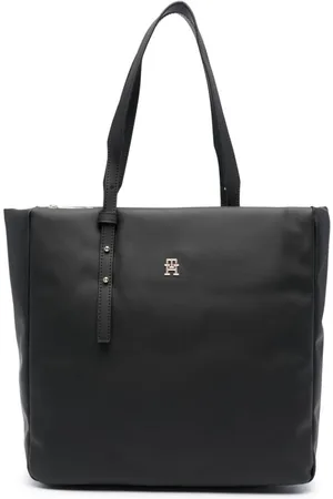 Tommy Hilfiger Logo-plaque faux-leather tote bag