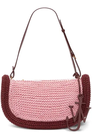 KidSuper Kissing abstract-pattern Shoulder Bag - Pink