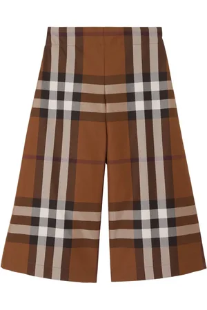 Burberry Vintage Check-pattern cotton trousers